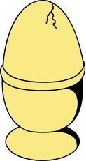 oeuf craqué