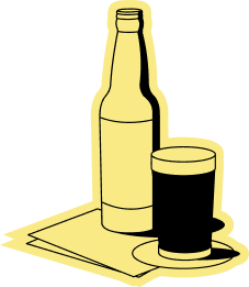 Illustration verre afterwork