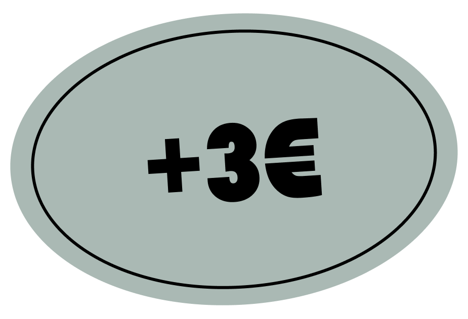 +3 €